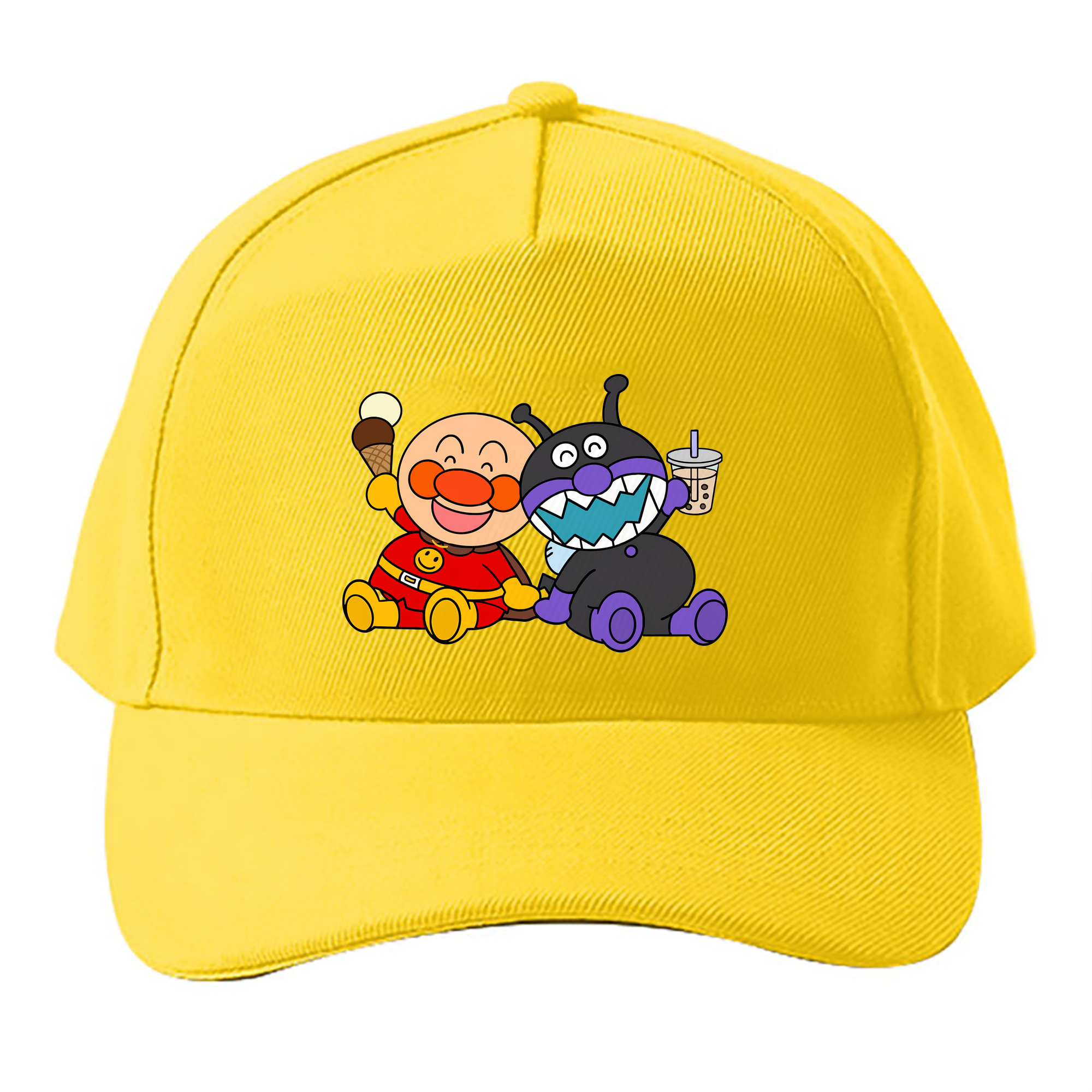 （画像用） アンパンマン Anpanman ベースボールキャップ 綿100％ 男女兼用 帽子 スポーツ